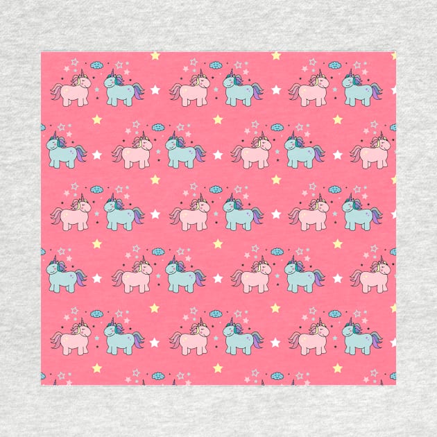 Unicorn kids pink by Bomdesignz